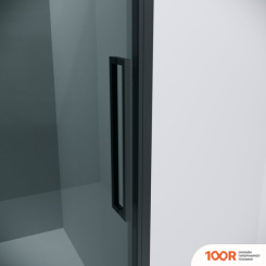 Grossman COSMO 110X80X195 120.K33.02.1180.21.10 (ЧЕРНЫЙ МАТОВЫЙ/ТОНИРОВАННО СТЕКЛО) (55446)