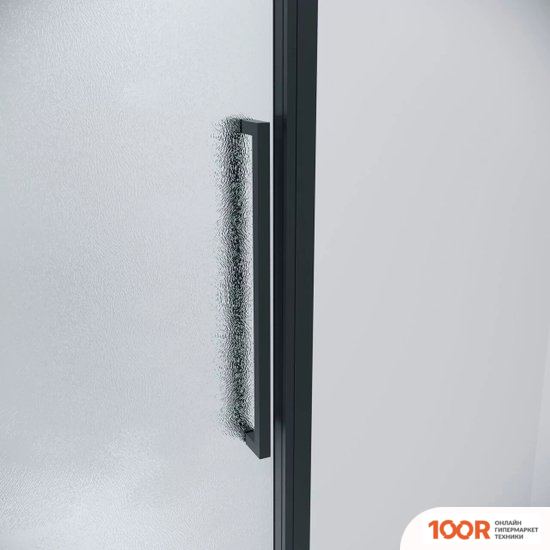 Grossman COSMO 110X70X195 120.K33.02.1170.21.02 (ЧЕРНЫЙ МАТОВЫЙ/ШИНШИЛЛА СТЕКЛО) (55438)