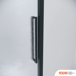 Grossman COSMO 110X70X195 120.K33.02.1170.21.02 (ЧЕРНЫЙ МАТОВЫЙ/ШИНШИЛЛА СТЕКЛО) (55438)