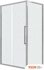 Grossman COSMO 110X70X195 120.K33.02.1170.10.02 (ХРОМ/СТЕКЛО ШИНШИЛЛА) (55436)