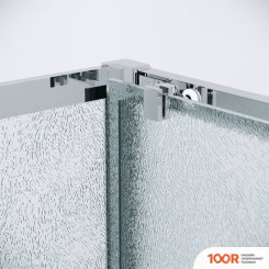 Grossman COSMO 110X70X195 120.K33.02.1170.10.02 (ХРОМ/СТЕКЛО ШИНШИЛЛА) (55436)