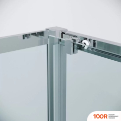 Grossman COSMO 110X70X195 120.K33.02.1170.10.00 (ХРОМ/ПРОЗРАЧНОЕ СТЕКЛО) (55435)