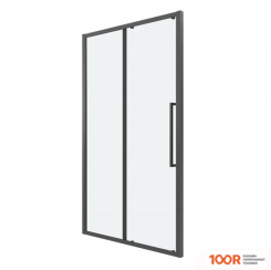 Grossman COSMO 110X195 100.K33.02.110.42.00 (ГРАФИТ САТИН/СТЕКЛО ПРОЗРАЧНОЕ) (55434)