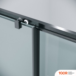 Grossman COSMO 110X195 100.K33.02.110.42.00 (ГРАФИТ САТИН/СТЕКЛО ПРОЗРАЧНОЕ) (55434)