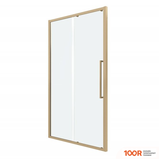 Grossman COSMO 110X195 100.K33.02.110.32.00 (ЗОЛОТО САТИН/СТЕКЛО ПРОЗРАЧНОЕ) (55433)