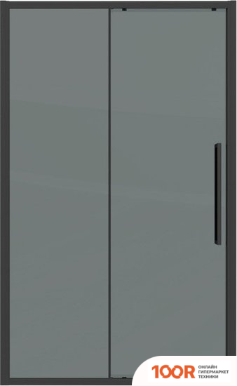 Grossman COSMO 110X195 100.K33.02.110.21.10 (ЧЕРНЫЙ МАТОВЫЙ/СТЕКЛО ТОНИРОВАННОЕ) (55432)