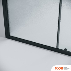 Grossman COSMO 110X195 100.K33.02.110.21.02 (ЧЕРНЫЙ МАТОВЫЙ/ШИНШИЛЛА СТЕКЛО) (55431)