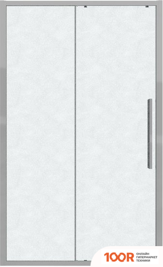 Grossman COSMO 110X195 100.K33.02.110.10.02 (ХРОМ/СТЕКЛО ШИНШИЛЛА) (55429)