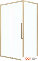 Grossman COSMO 100Х195 200.K33.02.100.32.00 (ЗОЛОТО САТИН/СТЕКЛО ПРОЗРАЧНОЕ) (55426)