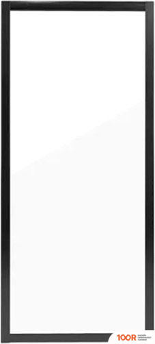 Grossman COSMO 100Х195 200.K33.02.100.21.00 (ЧЕРНЫЙ МАТОВЫЙ/СТЕКЛО ПРОЗРАЧНОЕ) (55423)
