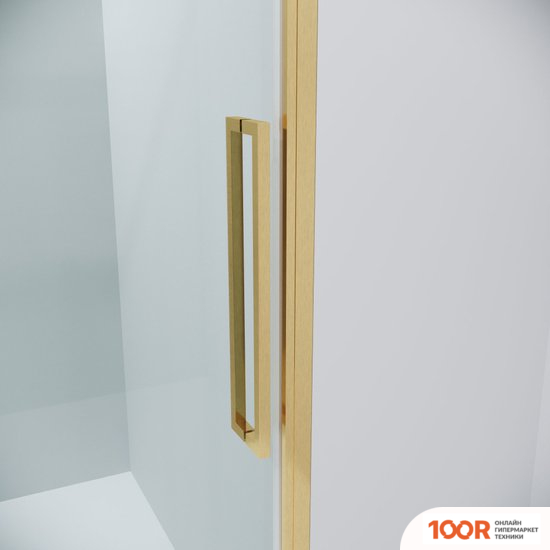 Grossman COSMO 100X70X195 120.K33.02.1070.32.00 (ЗОЛОТО САТИН/СТЕКЛО ПРОЗРАЧНОЕ) (55405)