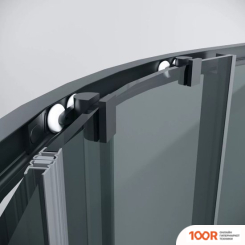 Grossman COSMO 100X100X195 301.K33.02.1010.21.10 (ЧЕРНЫЙ МАТОВЫЙ/ТОНИРОВАННОЕ СТЕКЛО) (55390)