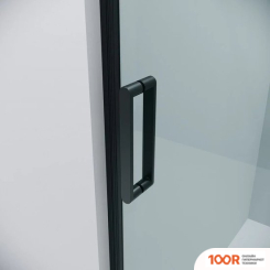 Grossman CLASSIC CLASSIC 100.K33.04.160.21.00 160Х195 (ЧЕРНЫЙ МАТОВЫЙ/СТЕКЛО ПРОЗРАЧНОЕ) (55378)