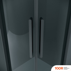 Grossman CLASSIC 90X90X195 301.K33.04.9090.21.10 (ЧЕРНЫЙ МАТОВЫЙ/ТОНИРОВАННОЕ СТЕКЛО) (55377)