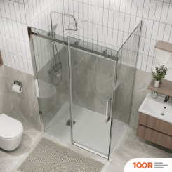 Grossman CLASSIC 90X195 200.K33.04.90.10.00 (ХРОМ/СТЕКЛО ПРОЗРАЧНОЕ) (55367)