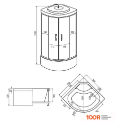 Erlit ER3509TP-C3-RUS 90X90 (55166)
