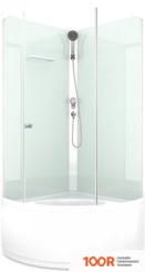Domani-Spa SIMPLE 99 HIGH ECO DS01ECSM99HWCL00-V1.2 (БЕЛЫЙ/ПРОЗРАЧНОЕ СТЕКЛО) (55121)