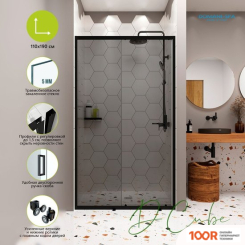 Domani-Spa DOORCUBE 110X190 DS04DCB110L0T00.GT-BLACK (55084)