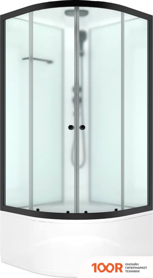 Domani-Spa DELIGHT SLIM 99 HIGH 90X90 DS01DS99HWM00.GT-BLACK (55075)