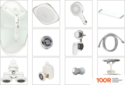 Domani-Spa DELIGHT SLIM 128 L 120X80 DS01DS128LLBT00 (55068)