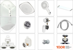 Domani-Spa DELIGHT SLIM 128 HIGH R 120X80 DS01DS128RHBT00 (55066)