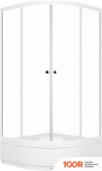 Domani-Spa DELIGHT 99 MID 90X90 (ПРОЗРАЧНОЕ СТЕКЛО) (55059)