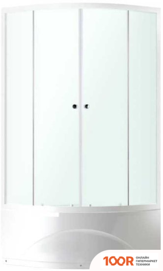 Domani-Spa DELIGHT 99 HIGH 90X90 (САТИН-МАТИРОВАННОЕ СТЕКЛО) (55053)