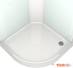 Domani-Spa DELIGHT 99 90Х90 С ГИДРОМАССАЖЕМ (МАТОВОЕ СТЕКЛО/БЕЛЫЙ) (55046)