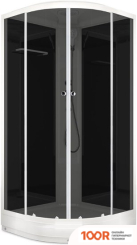 Domani-Spa DELIGHT 99 90X90 (ТОНИРОВАННОЕ СТЕКЛО/ЧЕРНЫЙ) (55043)