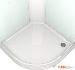 Domani-Spa DELIGHT 99 90X90 (САТИН МАТОВОЕ СТЕКЛО/БЕЛЫЙ) (55042)