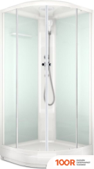 Domani-Spa DELIGHT 99 90X90 (САТИН МАТОВОЕ СТЕКЛО/БЕЛЫЙ) (55042)