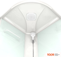 Domani-Spa DELIGHT 99 90X90 (САТИН МАТОВОЕ СТЕКЛО/БЕЛЫЙ) (55042)