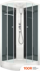 Domani-Spa DELIGHT 99 90X90 (ПРОЗРАЧНОЕ СТЕКЛО/ЧЕРНЫЙ) (55041)