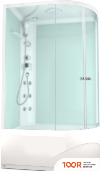 Domani-Spa DELIGHT 128 HIGH 120X80 L С ГИДРОМАССАЖЕМ (БЕЛЫЙ/МАТОВЫЙ) (55023)