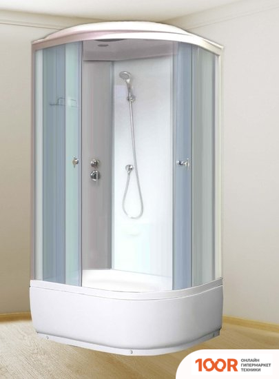 Coliseum СИМПЛ Т-120 ЛЕВОСТОРОННЯЯ (БЕЛЫЙ/ТОНИРОВАННОЕ СТЕКЛО) (54886)