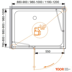 Cezares VERONA-W-AH-1-100/90-C-CR (54762)
