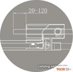 Cezares SLIDER-B-1-70/80-BR-NERO (54440)