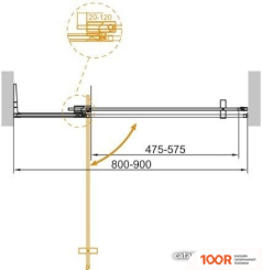 Cezares SLIDER-B-1-100/110-C-CR (54430)