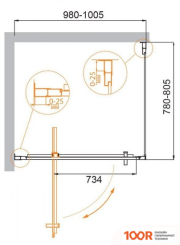 Cezares MOLVENO-AH-1-100/80-C-CR-IV (53629)