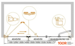 Cezares ELENA-W-BS-13-90+40/40-C-CR (53253)