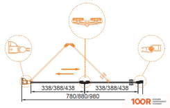 Cezares ELENA-W-BS-12-80-C-CR (53235)