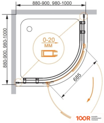 Cezares BERGAMO-W-R-1-90-ARCO-C-CR-R-IV (52825)