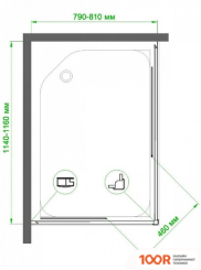 Bravat RB11580HPD-T 80X115 (52619)