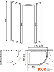 Bravat DROP 120X80 BS1280.1200AL (52611)