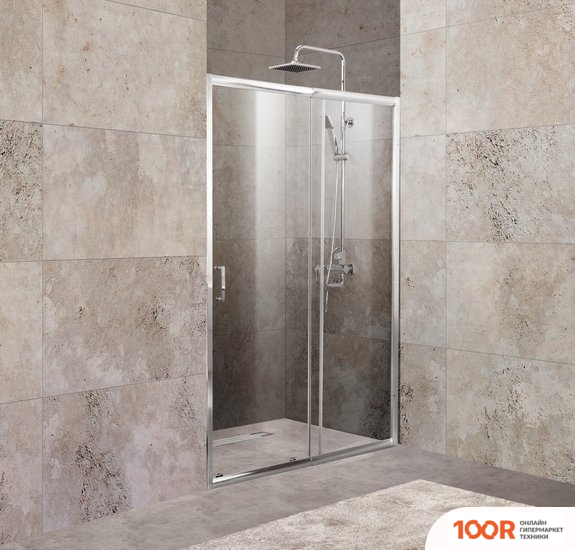 BelBagno UNIQUE-BF-1-120/135-P-CR (ТЕКСТУРНОЕ СТЕКЛО) (52343)