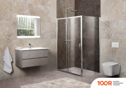 BelBagno UNIQUE-AH-1-100/115-100-C-CR (ПРОЗРАЧНОЕ СТЕКЛО) (52310)