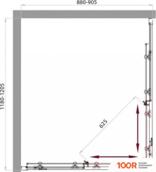 BelBagno SELA-AH-2-120/90-P-CR (52263)