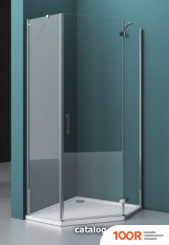 BelBagno KRAFT-P-1-90-C-CR-R (ПРОЗРАЧНОЕ СТЕКЛО) (52136)
