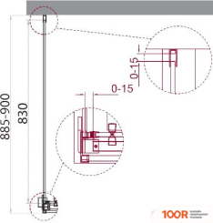 BelBagno ACQUA-90-FIX-C-CR (51853)