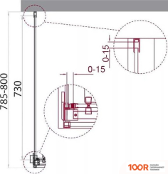 BelBagno ACQUA-80-FIX-C-CR (51852)